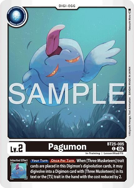 Image for Pagumon [BT25-005 C] - Digimon Card Game
