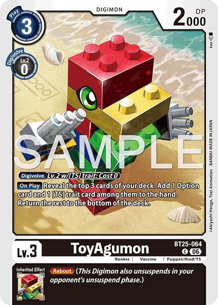 Image for ToyAgumon [BT25-064 C] - Digimon Card Game