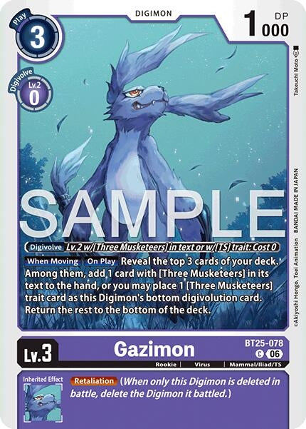 Image for Gazimon [BT25-078 C] - Digimon Card Game