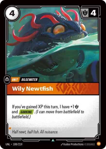 Image for Wily Newtfish [108/219] - Riftbound: League of Legends Trading Card Game