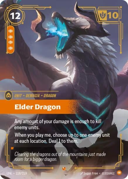 Image for Elder Dragon [118/219] - Riftbound: League of Legends Trading Card Game