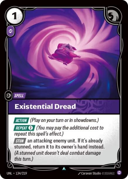 Image for Existential Dread [134/219] - Riftbound: League of Legends Trading Card Game