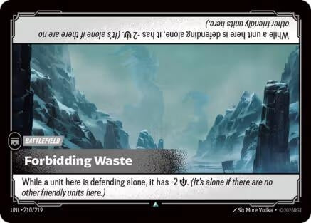 Image for Forbidding Waste [210/219] - Riftbound: League of Legends Trading Card Game