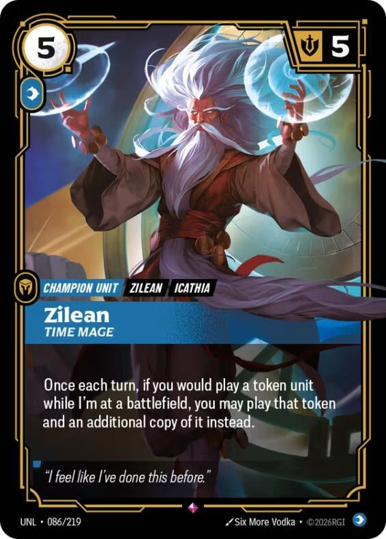 Image for Zilean - Time Mage [086/219] - Riftbound: League of Legends Trading Card Game