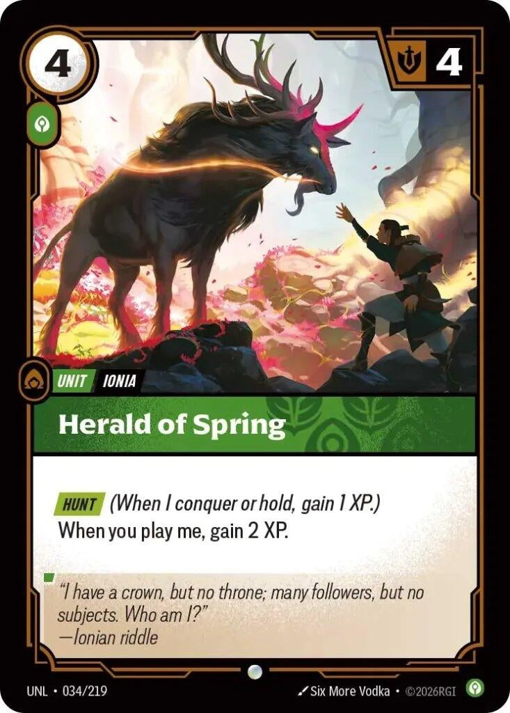 Image for Herald of Spring [034/219] - Riftbound: League of Legends Trading Card Game