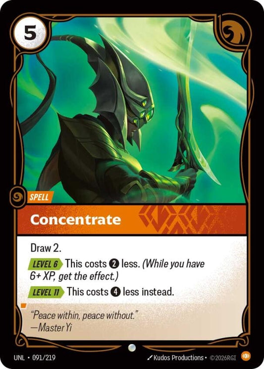 Image for Concentrate [091/219] - Riftbound: League of Legends Trading Card Game
