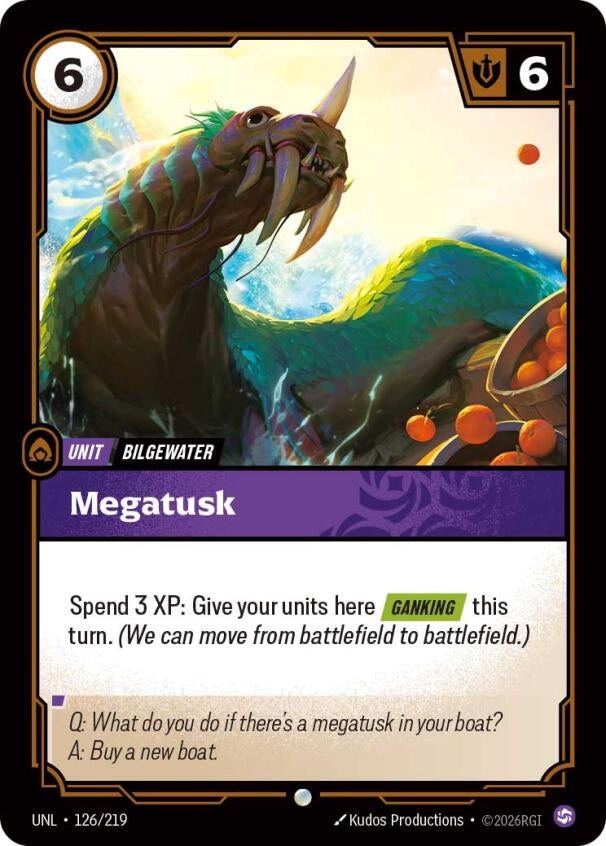 Image for Megatusk [126/219] - Riftbound: League of Legends Trading Card Game