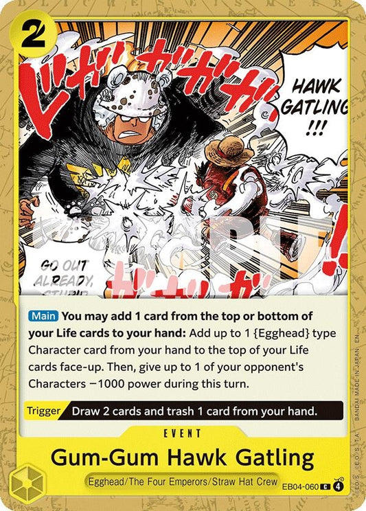 Image for Gum-Gum Hawk Gatling [EB04-060] - One Piece Card Game