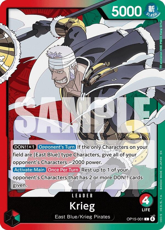 Image for Krieg (OP15-001) [OP15-001] - One Piece Card Game