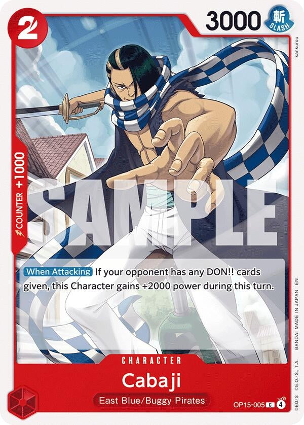 Image for Cabaji [OP15-005] - One Piece Card Game