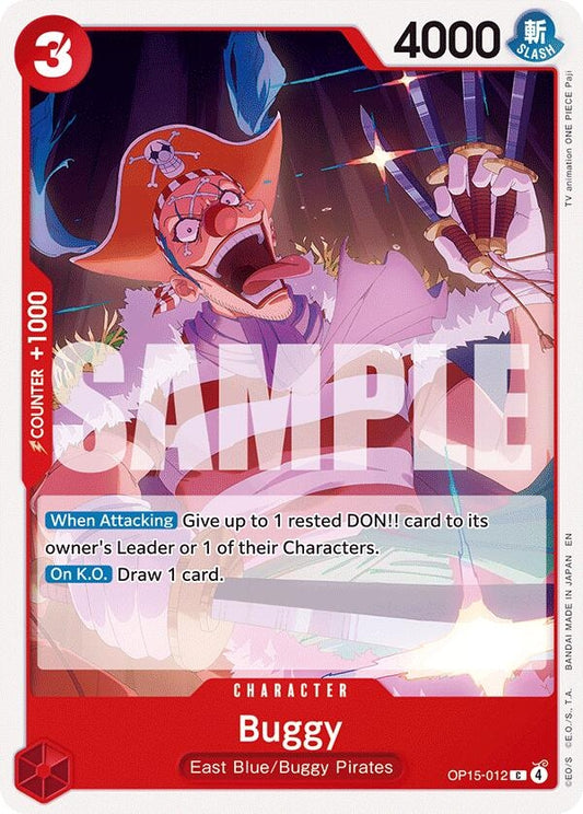 Image for Buggy [OP15-012] - One Piece Card Game