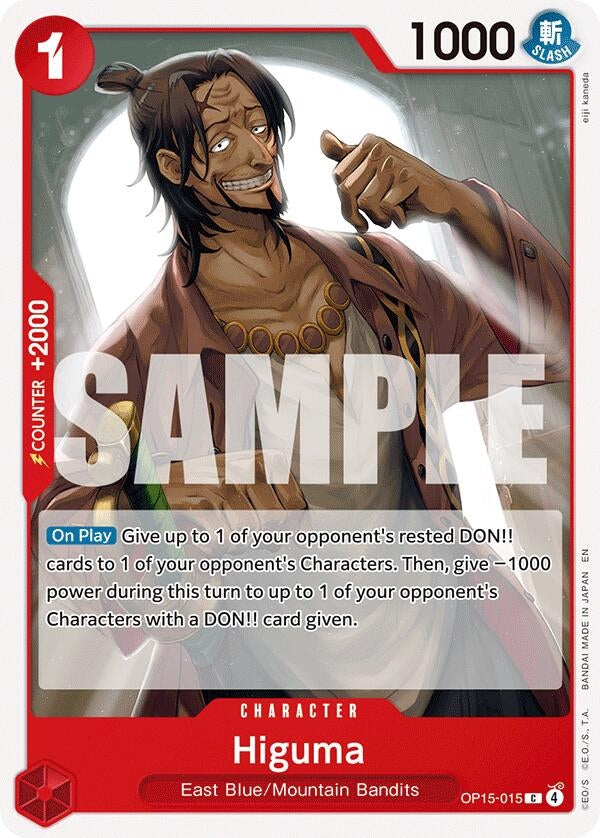 Image for Higuma [OP15-015] - One Piece Card Game