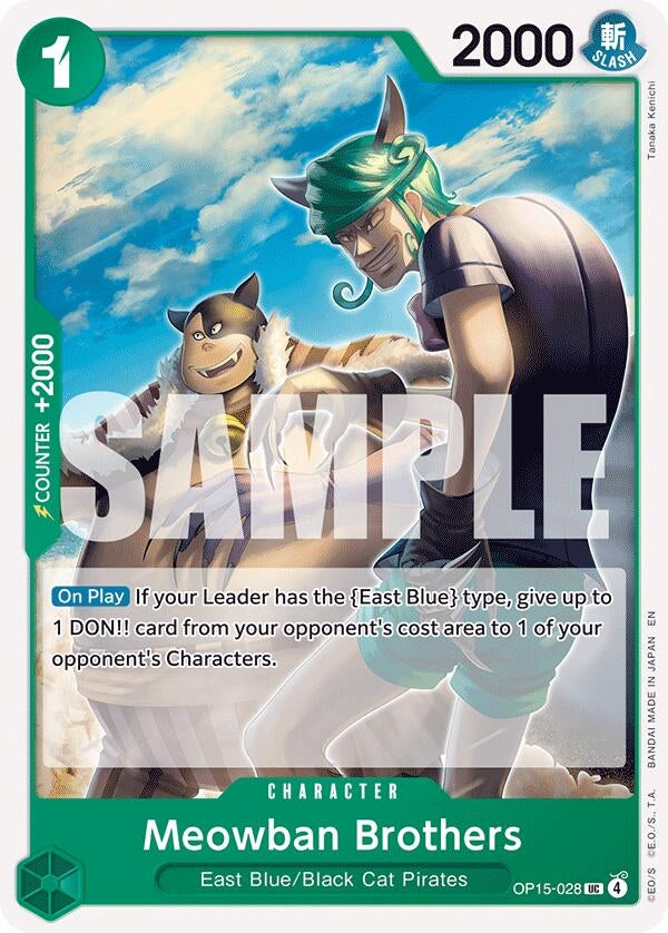 Image for Meowban Brothers [OP15-028] - One Piece Card Game