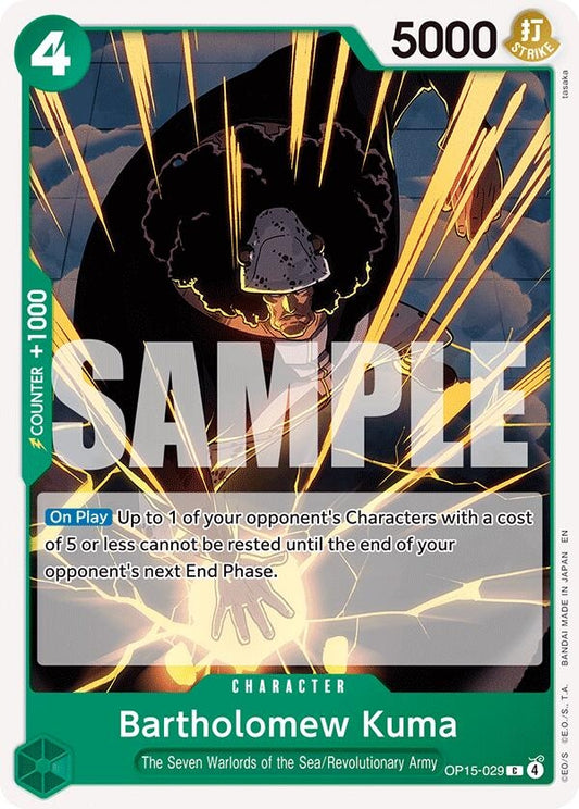 Image for Bartholomew Kuma (OP15-029) [OP15-029] - One Piece Card Game