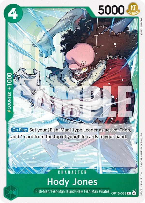 Image for Hody Jones [OP15-033] - One Piece Card Game