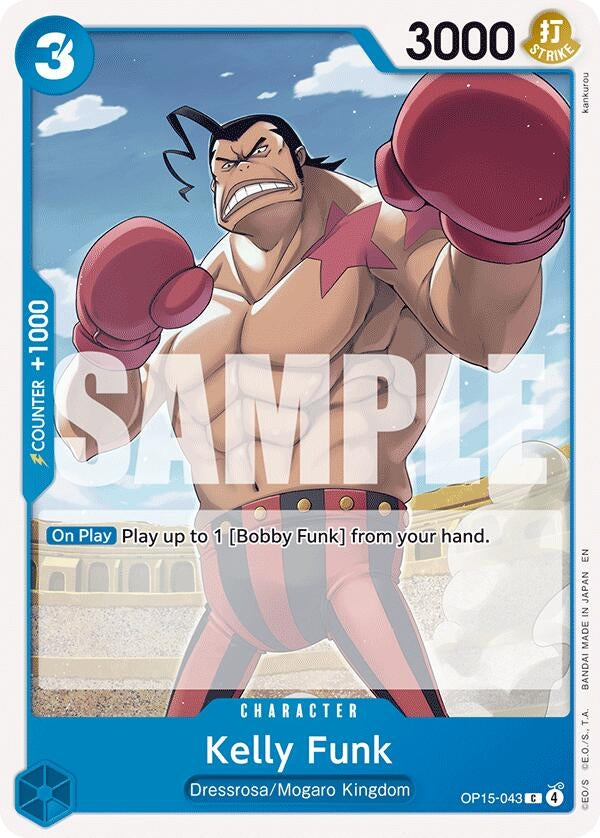 Image for Kelly Funk [OP15-043] - One Piece Card Game