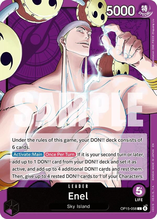 Image for Enel (OP15-058) [OP15-058] - One Piece Card Game