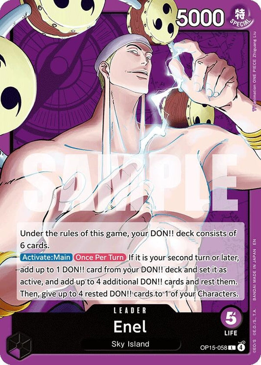 Image for Enel (OP15-058) [OP15-058] - One Piece Card Game