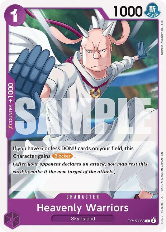 Image for Heavenly Warriors [OP15-068] - One Piece Card Game