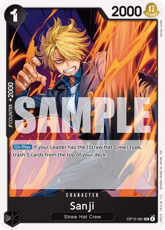 Image for Sanji (OP15-081) [OP15-081] - One Piece Card Game