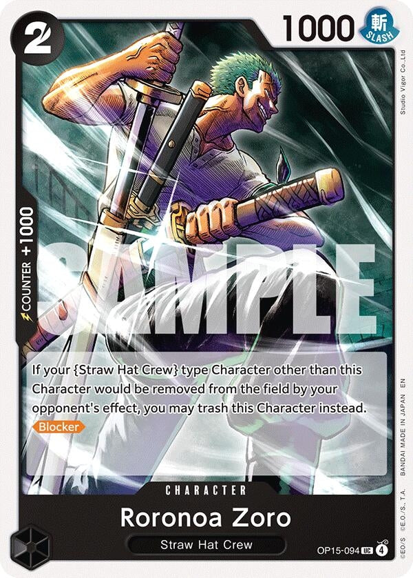 Image for Roronoa Zoro (OP15-094) [OP15-094] - One Piece Card Game