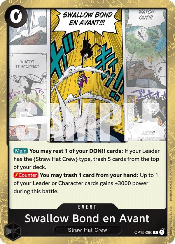 Image for Swallow Bond en Avant [OP15-096] - One Piece Card Game
