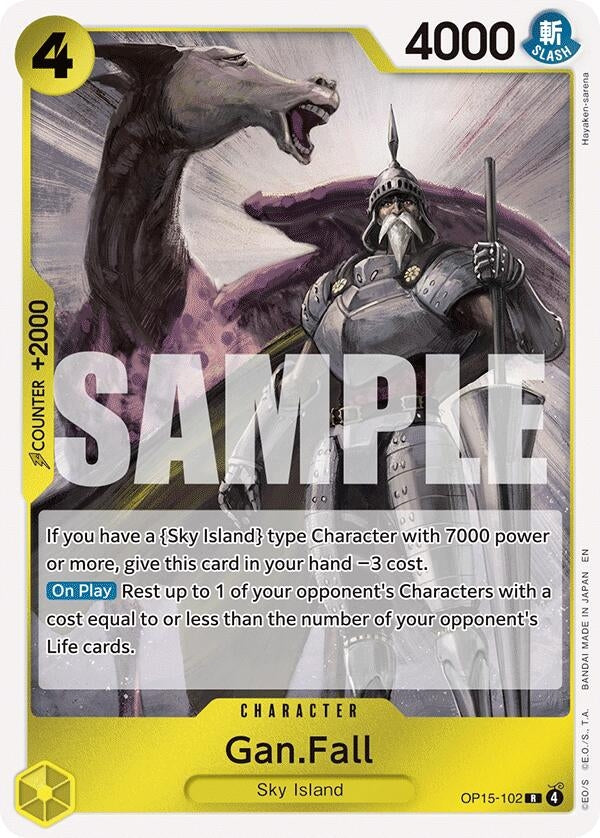 Image for Gan.Fall [OP15-102] - One Piece Card Game