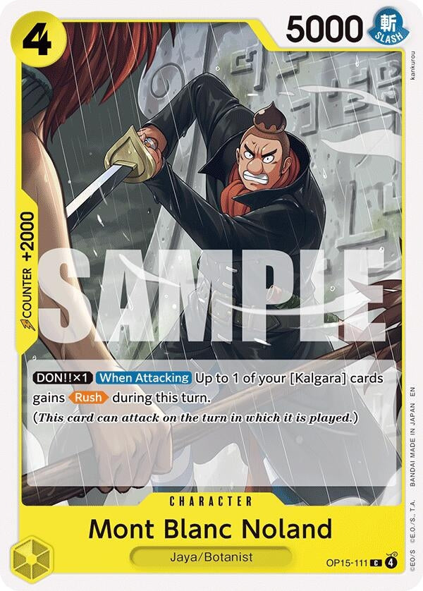 Image for Mont Blanc Noland [OP15-111] - One Piece Card Game