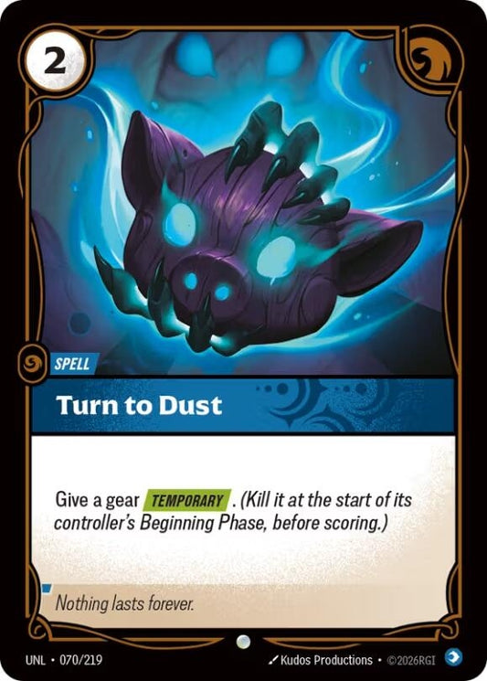 Image for Turn to Dust [070/219] - Riftbound: League of Legends Trading Card Game