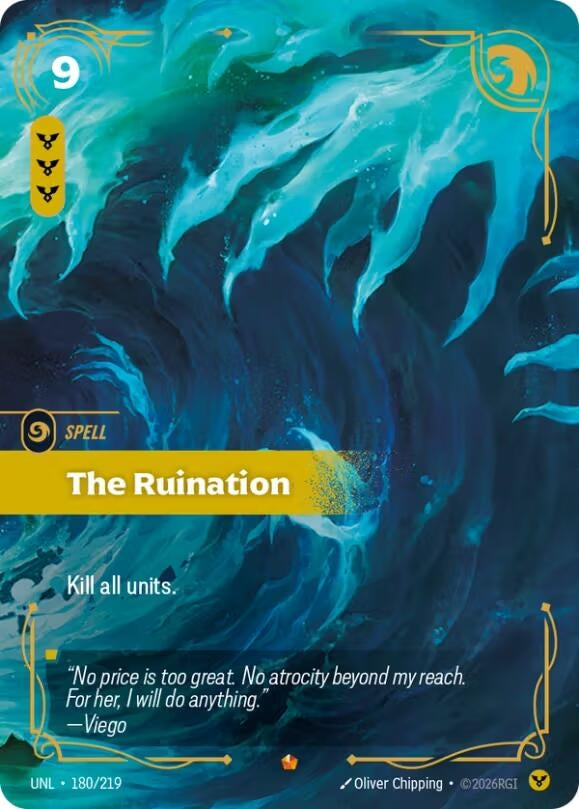 Image for The Ruination [180/219] - Riftbound: League of Legends Trading Card Game