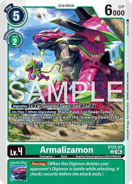 Image for Armalizamon [ST23-07 U] - Digimon Card Game