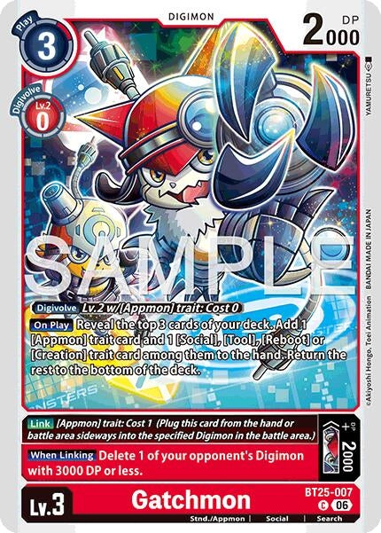 Image for Gatchmon [BT25-007 C] - Digimon Card Game