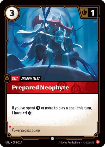 Image for Prepared Neophyte [004/219] - Riftbound: League of Legends Trading Card Game