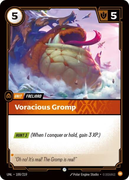 Image for Voracious Gromp [100/219] - Riftbound: League of Legends Trading Card Game