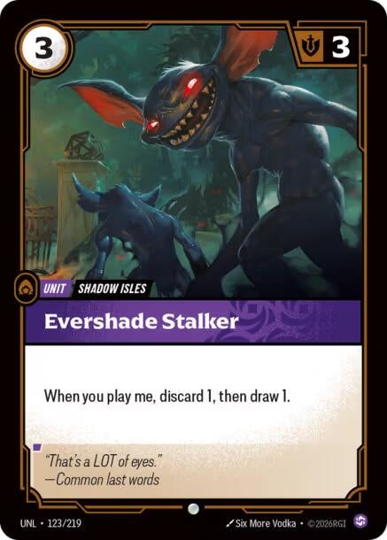 Image for Evershade Stalker [123/219] - Riftbound: League of Legends Trading Card Game