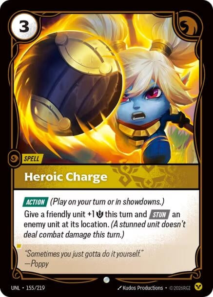 Image for Heroic Charge [155/219] - Riftbound: League of Legends Trading Card Game