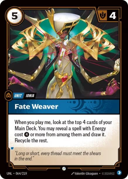 Image for Fate Weaver [064/219] - Riftbound: League of Legends Trading Card Game