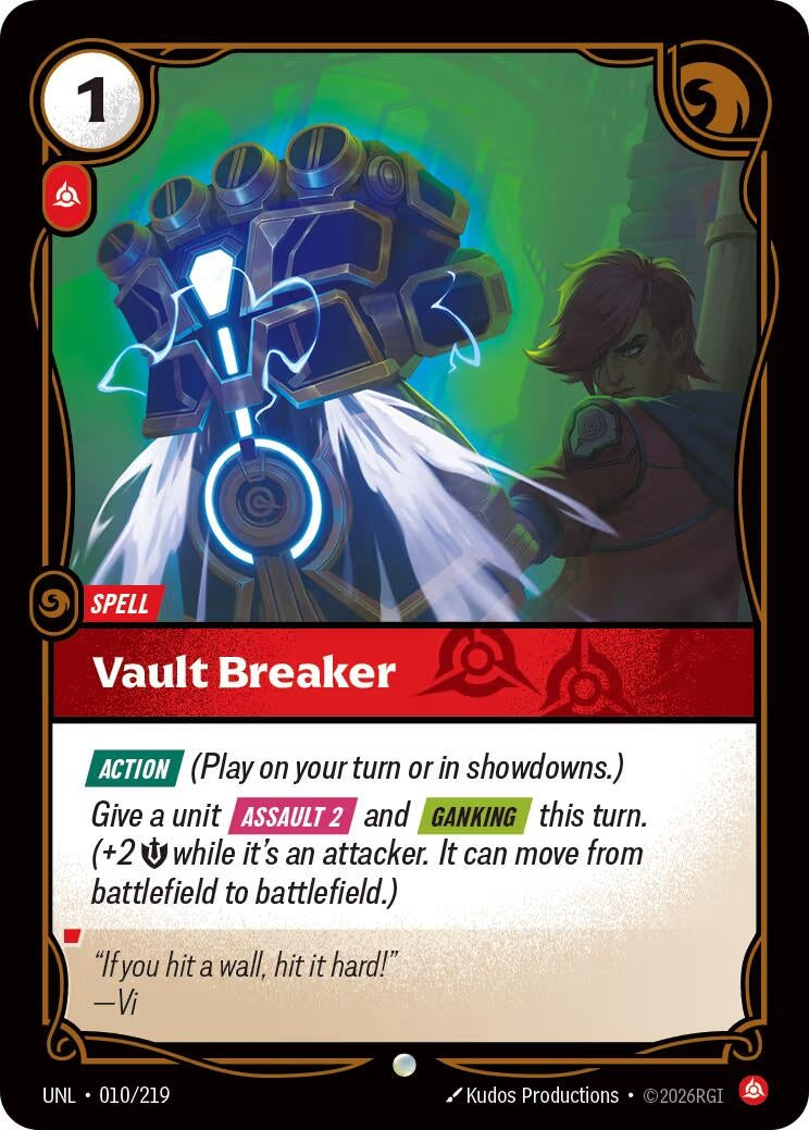 Image for Vault Breaker [010/219] - Riftbound: League of Legends Trading Card Game