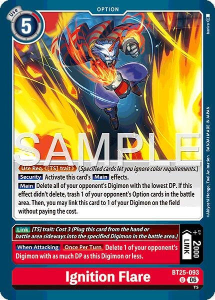 Image for Ignition Flare [BT25-093 U] - Digimon Card Game