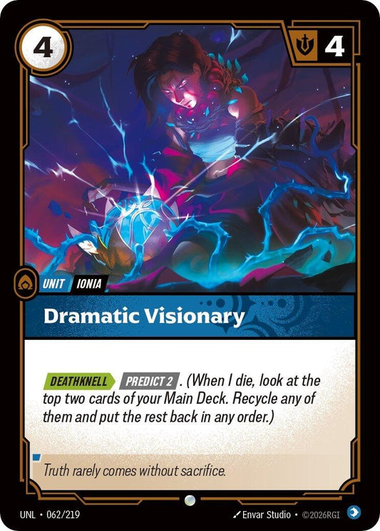 Image for Dramatic Visionary [062/219] - Riftbound: League of Legends Trading Card Game