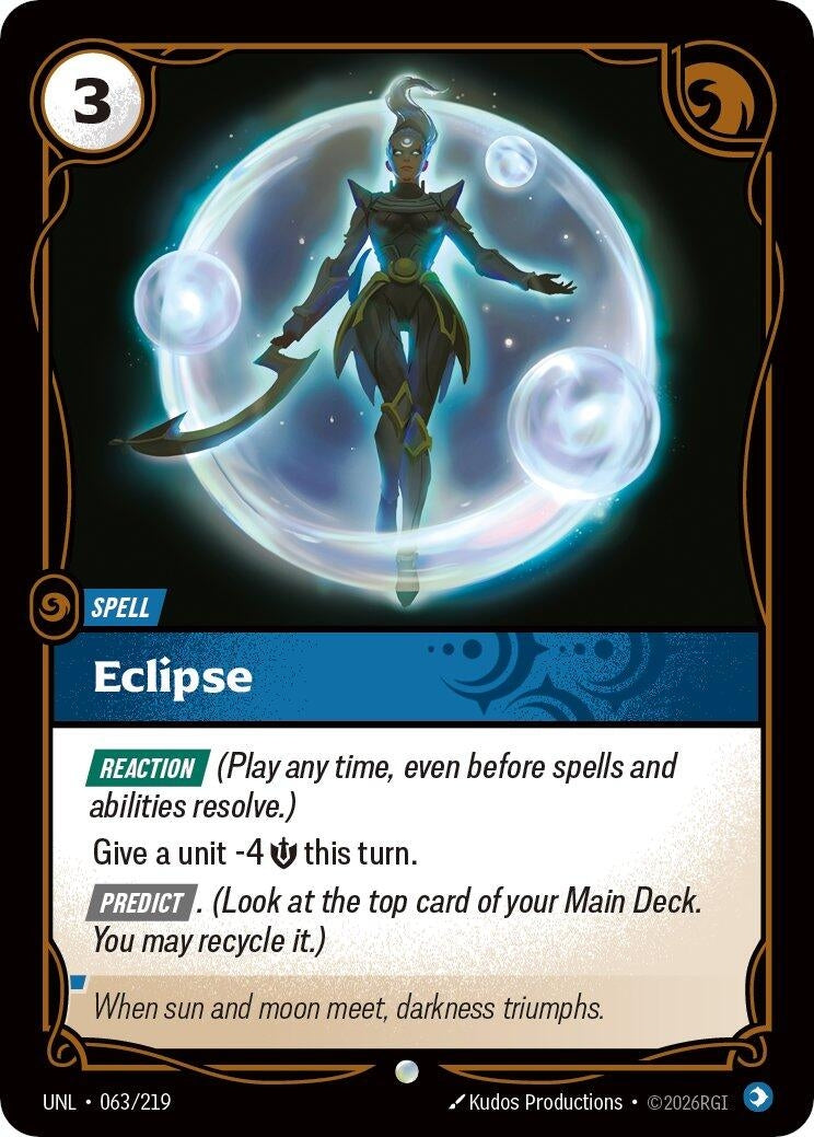 Image for Eclipse [063/219] - Riftbound: League of Legends Trading Card Game