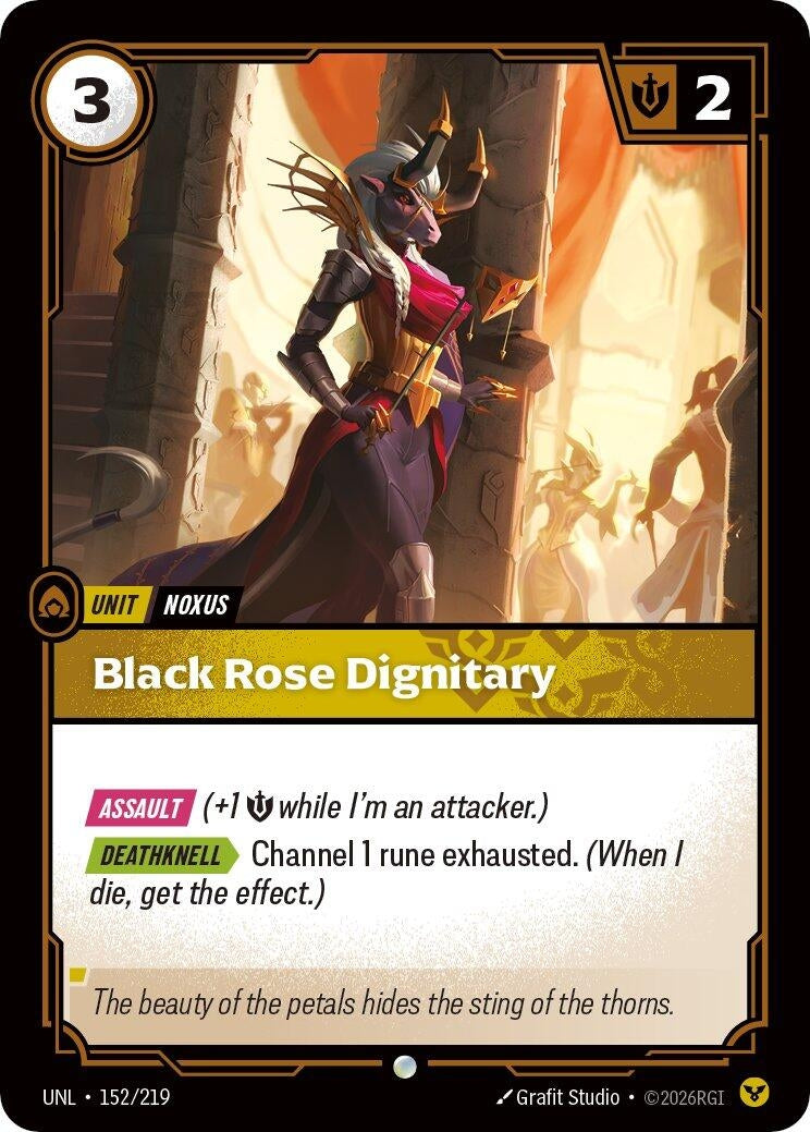 Image for Black Rose Dignitary [152/219] - Riftbound: League of Legends Trading Card Game