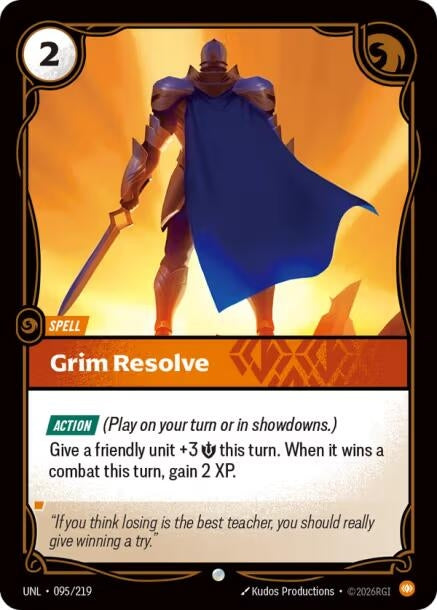 Image for Grim Resolve [095/219] - Riftbound: League of Legends Trading Card Game