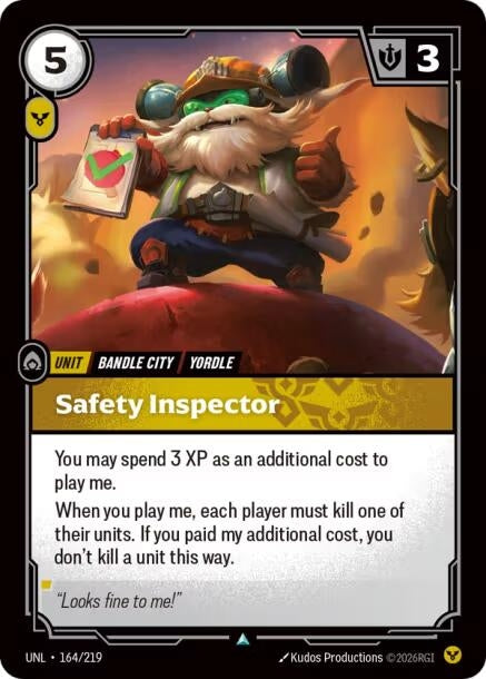 Image for Safety Inspector [164/219] - Riftbound: League of Legends Trading Card Game