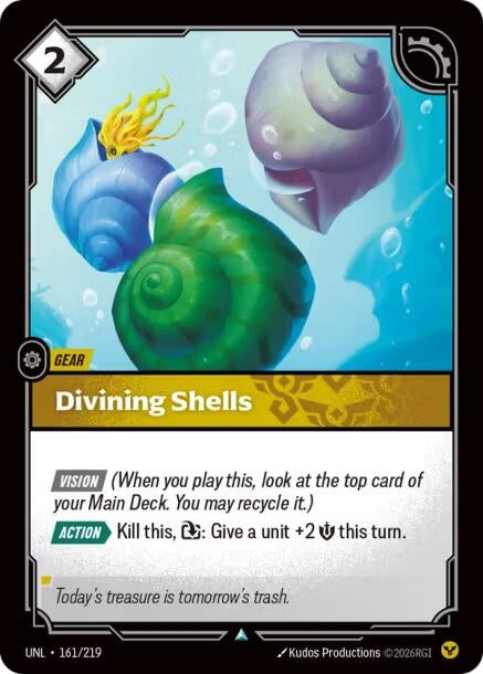 Image for Divining Shells [161/219] - Riftbound: League of Legends Trading Card Game