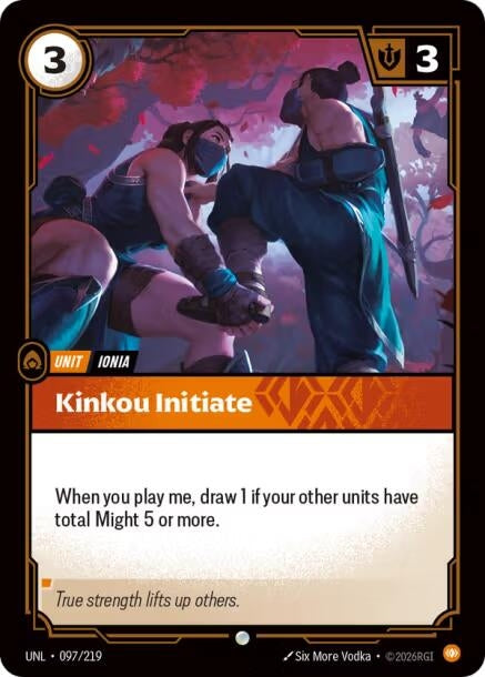 Image for Kinkou Initiate [097/219] - Riftbound: League of Legends Trading Card Game