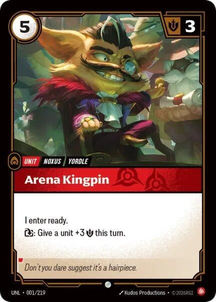 Image for Arena Kingpin [001/219] - Riftbound: League of Legends Trading Card Game