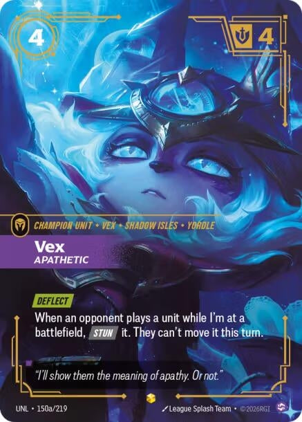 Image for Vex - Apathetic (Alternate Art) [150a/219] - Riftbound: League of Legends Trading Card Game