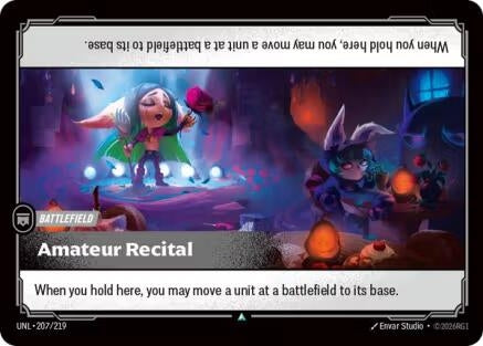 Image for Amateur Recital [207/219] - Riftbound: League of Legends Trading Card Game