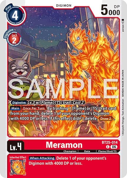 Image for Meramon [BT25-014 C] - Digimon Card Game